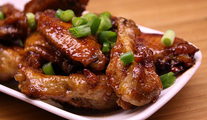 Alitas de Pollo con Soja