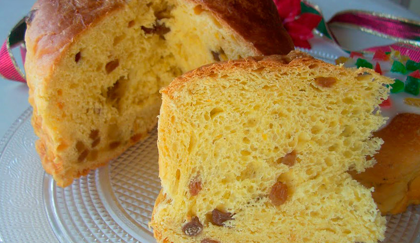 Panettone con miel