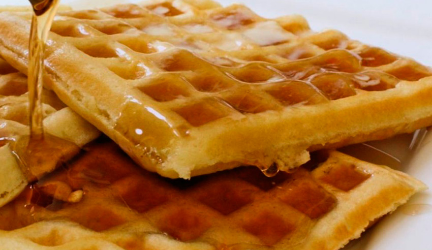 Wafles con Miel
